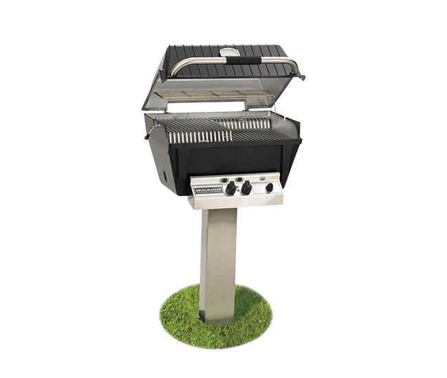 Broilmaster P3X In-Ground Premium Gas Grill w/ Charmaster Briquets