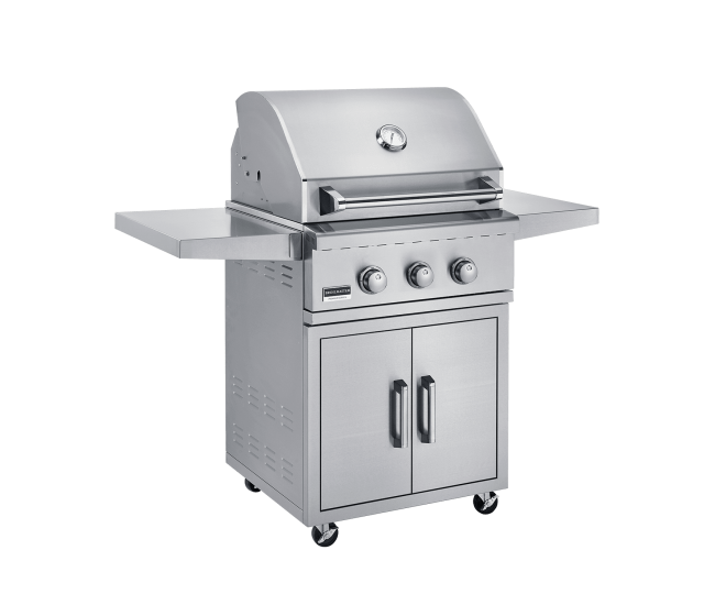 Broilmaster B-Series Basic Edition 25-Inch Portable Gas Grill | 3-Burner Broilmaster B-Series Basic Edition 25-Inch Portable Gas Grill | 3-Burner