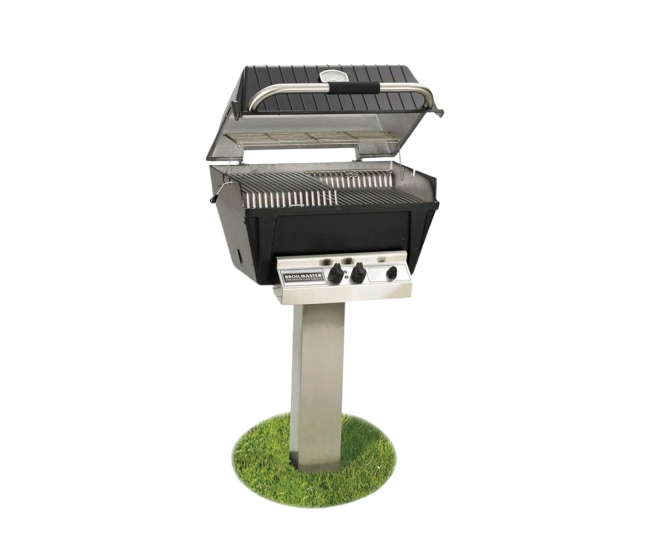 Broilmaster P4X In-Ground Premium Gas Grill w/ Charmaster Briquets