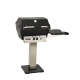 Broilmaster P3X Post-Mount Premium Gas Grill w/ Charmaster Briquets