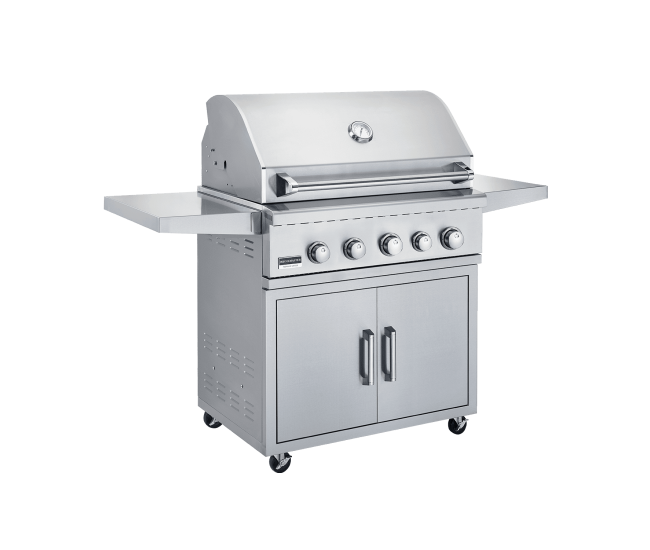 Broilmaster B-Series Loaded Edition 32-Inch Portable Gas Grill | 4-Burner Broilmaster B-Series Loaded Edition 32-Inch Portable Gas Grill | 4-Burner