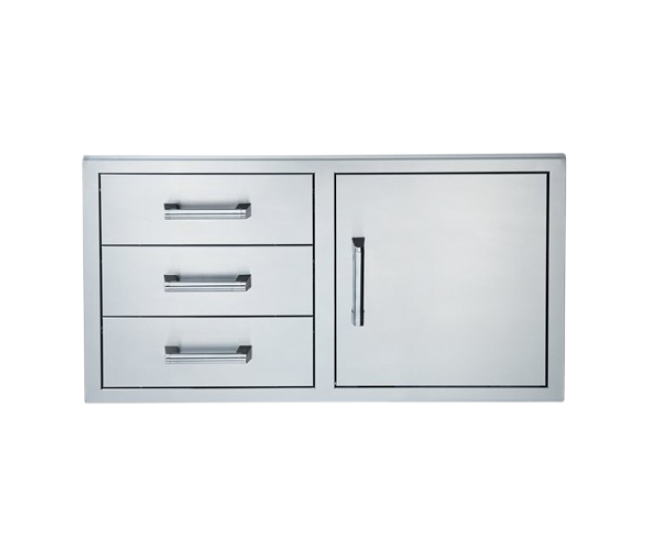 Broilmaster 42-Inch Single Door with Triple Drawer